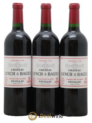 Château Lynch Bages 5ème Grand Cru Classé 2015 - Lot de 3 Bottles