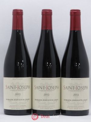 Saint-Joseph Jean-Louis Chave (sans prix de réserve) 2012 - Lot de 3 Bouteilles