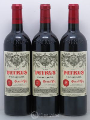 Petrus  2007 - Lot of 3 Bottles