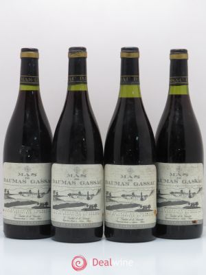 IGP St Guilhem-le-Désert - Cité d'Aniane Mas Daumas Gassac Famille Guibert de La Vaissière  1986 - Lot of 4 Bottles