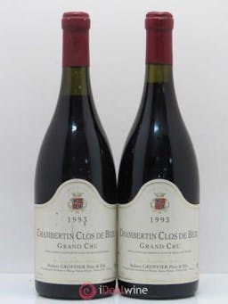 Chambertin Clos de Bèze Grand Cru Clos de Bèze Robert Groffier Père & Fils (Domaine)  1993 - Lot of 2 Bottles