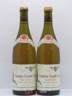 Chablis Grand Cru Les Clos René et Vincent Dauvissat  1998 - Lot of 2 Bottles