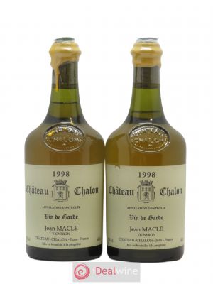 Château-Chalon Jean Macle  1998 - Lot de 2 Bouteilles
