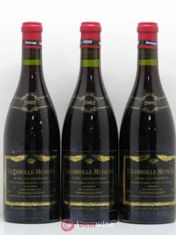 Chambolle-Musigny 1er Cru Les Amoureuses Dominique Laurent 2002 - Lot of 3 Bottles