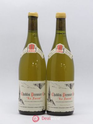 Chablis 1er Cru La Forest René et Vincent Dauvissat  2002 - Lot of 2 Bottles
