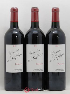 Pensées de Lafleur Second Vin  2010 - Lot de 3 Bouteilles