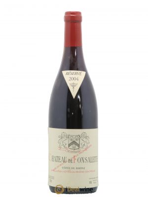 Côtes du Rhône Château de Fonsalette Emmanuel Reynaud  2004 - Lot of 1 Bottle