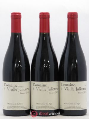 Châteauneuf-du-Pape Vieille Julienne (Domaine de la) Réservé Jean-Paul Daumen  2005 - Lot of 3 Bottles