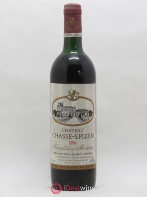 Château Chasse Spleen  1986 - Lot de 1 Bouteille