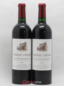 Chapelle d'Ausone Second vin  2001 - Lot of 2 Bottles