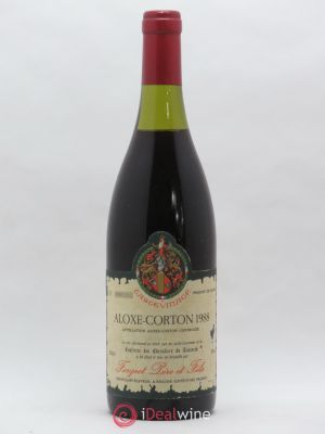 Aloxe-Corton Tastevinage Confrérie des Chevaliers du Tastevin Forgeot Père & Fils 1988 - Lot of 1 Bottle