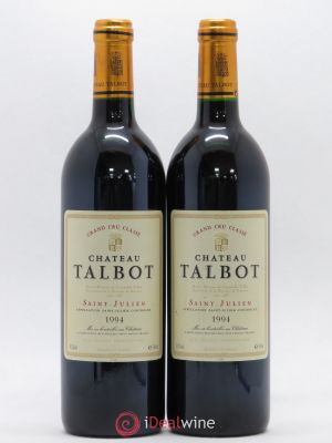 Château Talbot 4ème Grand Cru Classé  1994 - Lot of 2 Bottles