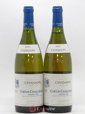 Corton-Charlemagne Grand Cru Chanson 1997 - Lot of 2 Bottles