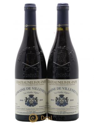 Châteauneuf-du-Pape Vieilles Vignes Domaine de Villeneuve  2010 - Lot of 2 Bottles