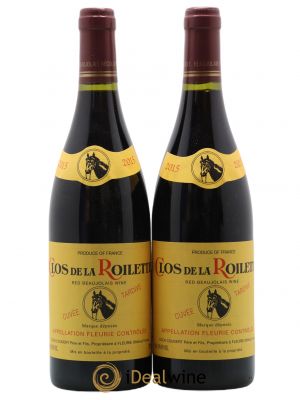 Fleurie Cuvée Tardive Clos de la Roilette  2015 - Lot of 2 Bottles