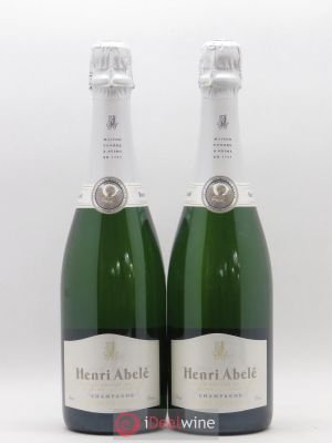 Champagne Blanc de Blancs Henri Abelé  - Lot de 2 Bouteilles