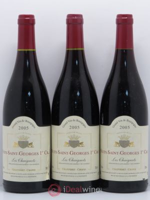 Nuits Saint-Georges 1er Cru Les Chaignots Chauvenet Chopin 2005 - Lot of 3 Bottles