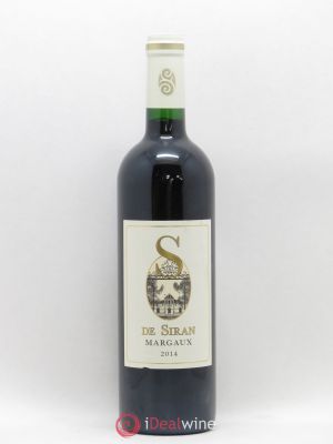 - S de Château Siran 2014 - Lot of 1 Bottle