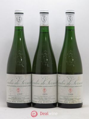 Savennières Clos de la Coulée de Serrant Vignobles de la Coulée de Serrant - Nicolas Joly  1999 - Lot de 3 Bouteilles