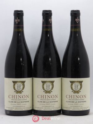 Chinon Clos de La Dioterie Charles Joguet (Domaine)  2005 - Lot of 3 Bottles