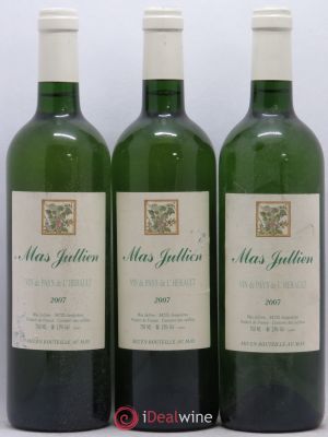 IGP Pays d'Hérault Mas Jullien Olivier Jullien  2007 - Lot of 3 Bottles
