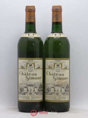 Palette Château Simone Famille Rougier  2001 - Lot of 2 Bottles