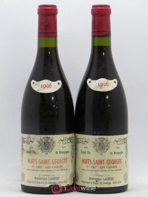 Nuits Saint-Georges 1er Cru Les Cailles Dominique Laurent  1996 - Lot of 2 Bottles