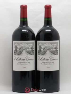Château Canon 1er Grand Cru Classé B  2016 - Lot de 2 Magnums