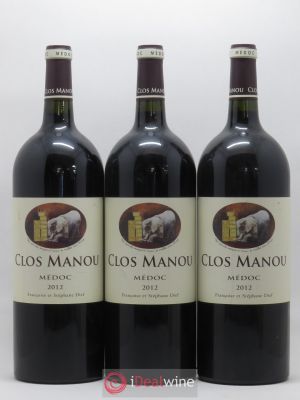 Clos Manou  2012 - Lot of 3 Magnums