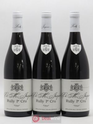 Rully 1er Cru Les Cloux Paul & Marie Jacqueson  2015 - Lot of 3 Bottles