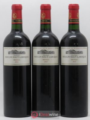 Fronsac Moulin Haut Laroque 2005 - Lot of 3 Bottles