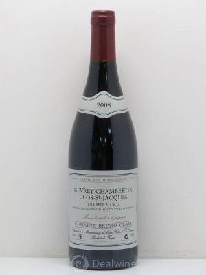 Gevrey-Chambertin 1er Cru Clos Saint-Jacques Bruno Clair (Domaine)  2008 - Lot de 1 Bouteille