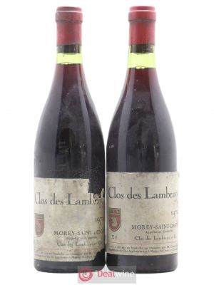 Clos des Lambrays Grand Cru Domaine des Lambrays Morey Saint Denis 1972 - Lot of 2 Bottles