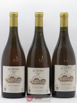 Vouvray Le Mont Moelleux Huet (Domaine)  1996 - Lot of 3 Bottles