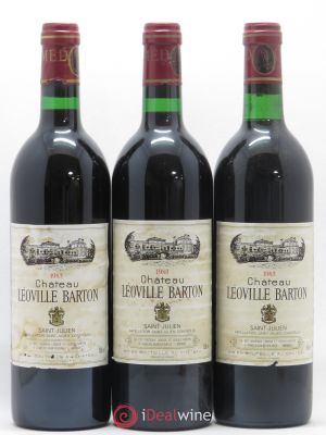 Château Léoville Barton 2ème Grand Cru Classé  1983 - Lot of 3 Bottles