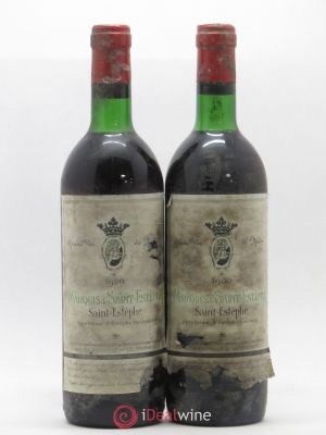 Marquis de Saint Estèphe  1980 - Lot of 2 Bottles