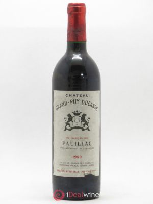 Château Grand Puy Ducasse 5ème Grand Cru Classé  1989 - Lot of 1 Bottle