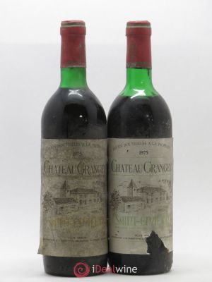 Saint-Émilion Château Grangey 1975 - Lot of 2 Bottles