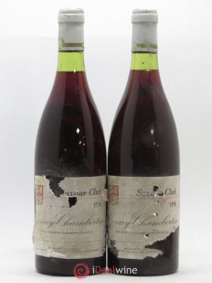 Gevrey-Chambertin Savour Club 1976 - Lot of 2 Bottles