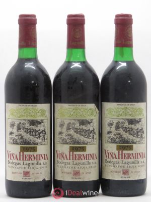 Rioja DOCa Vina Herminia Crianza  1975 - Lot of 3 Bottles