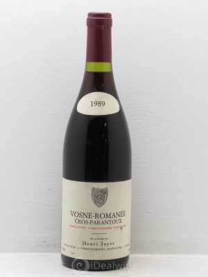 Vosne-Romanée 1er Cru Cros Parantoux Henri Jayer (Domaine)  1989 - Lot of 1 Bottle