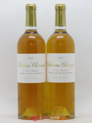 Château Climens 1er Grand Cru Classé (no reserve) 2010 - Lot of 2 Bottles