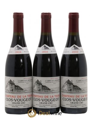 Clos de Vougeot Grand Cru Château de La Tour  2010 - Lot of 3 Bottles