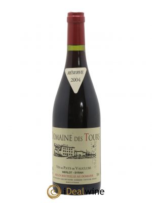 IGP Pays du Vaucluse (Vin de Pays du Vaucluse) Domaine des Tours Merlot-Syrah E.Reynaud  2004 - Lot of 1 Bottle