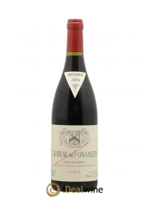 Côtes du Rhône Cuvée Syrah Château de Fonsalette  2004 - Lot of 1 Bottle