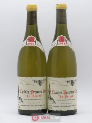 Chablis 1er Cru La Forest René et Vincent Dauvissat  2018 - Lot of 2 Bottles