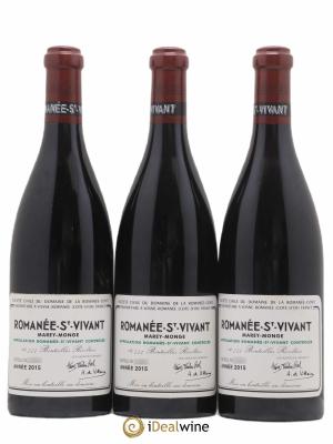 Romanée-Saint-Vivant Grand Cru Domaine de la Romanée-Conti  2015 - Lot de 3 Bouteilles