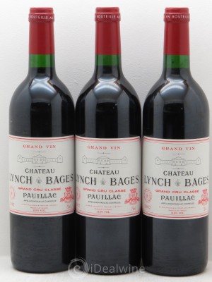 Château Lynch Bages 5ème Grand Cru Classé  2002 - Lot of 3 Bottles