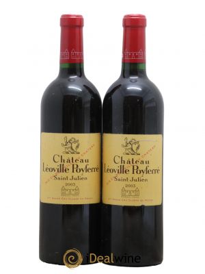 Château Léoville Poyferré 2ème Grand Cru Classé 2003 - Lot de 2 Bottles