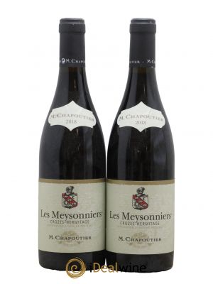 Crozes-Hermitage Les Meysonniers Chapoutier 2018 - Lot de 2 Bottles